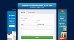 Desktop Screenshot of foreignexchangemarket.us