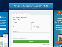 Tablet Screenshot of foreignexchangemarket.us